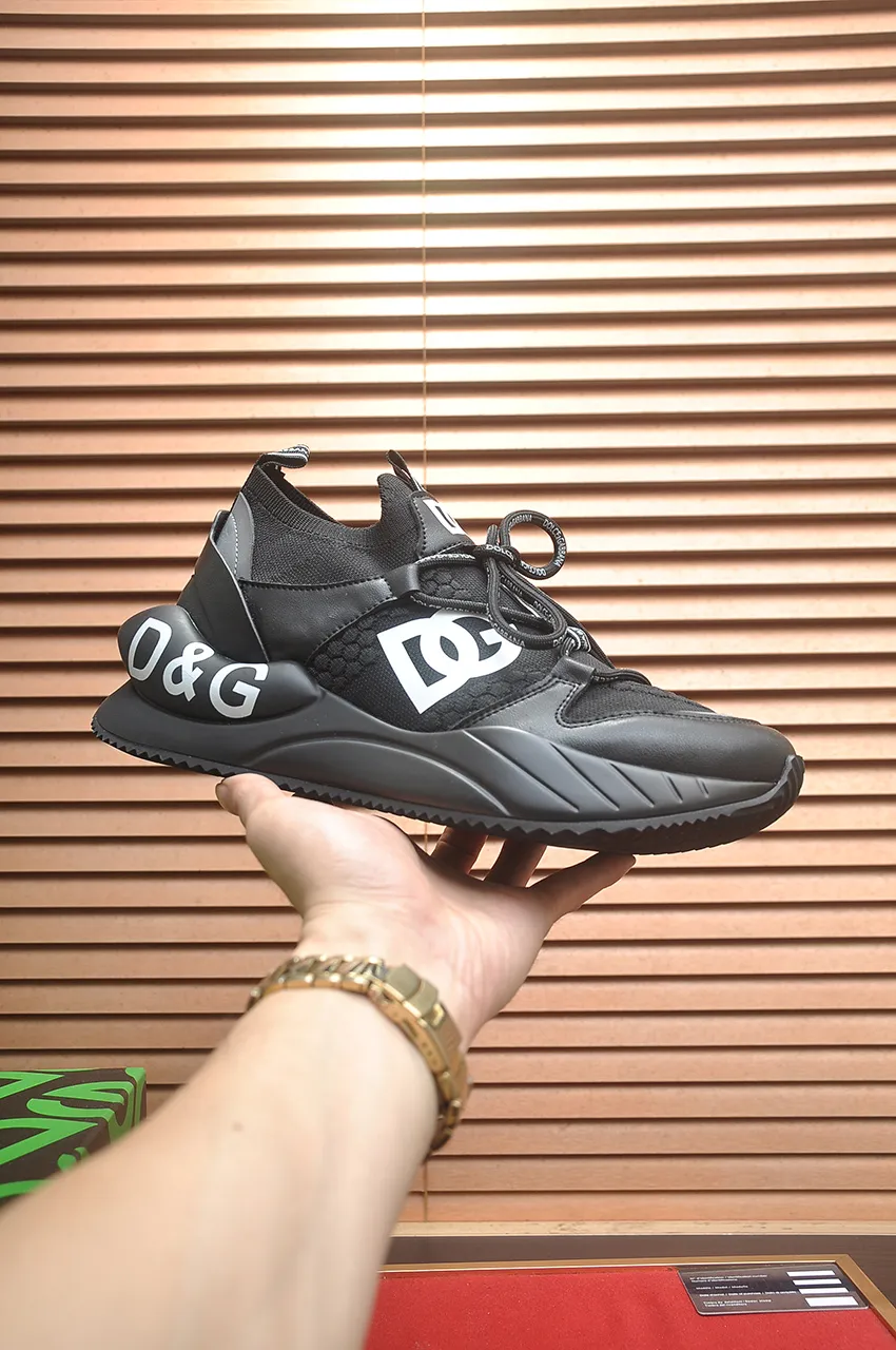 Men's shoes 💰480💶[D&G] High-end quality Product trademark: DG "Dolce & Gabbana*" low-top sneakers Product material: imported ^_^ cowhide upper, cotton silk lining, original outsole Regular size: 38-45 (45 customized)